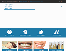 Tablet Screenshot of desertridgedental.com